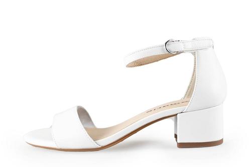 Tamaris Sandalen in maat 38 Wit | 10% extra korting, Kleding | Dames, Schoenen, Wit, Zo goed als nieuw, Sandalen of Muiltjes, Verzenden