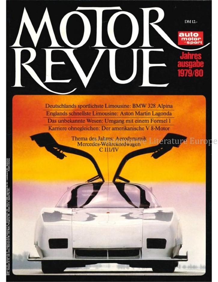 1979-1980 MOTOR REVUE JAARBOEK DUITS, Boeken, Auto's | Folders en Tijdschriften