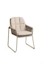 Tierra Outdoor Rivera stapelbare tuinstoel Champagne |, Ophalen of Verzenden, Nieuw