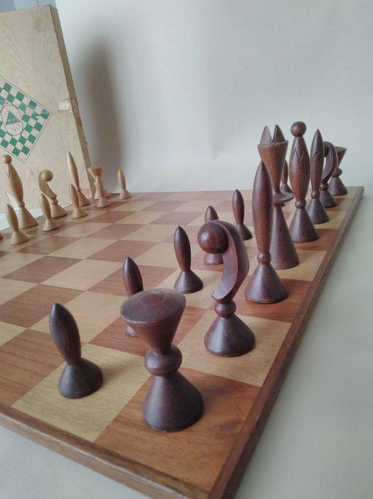 Elliott Arthur - Schaakspel - Universum - Hout van esdoorn, Antiek en Kunst, Curiosa en Brocante