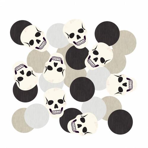 Halloween Tafeldecoratie Doodshoofd 14g, Hobby en Vrije tijd, Feestartikelen, Nieuw, Verzenden