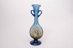 Een blauw glazen vaas, Venetië, Murano, 20e eeuw
