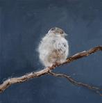 Matthieu van Riel - Bird on a Branch, Night