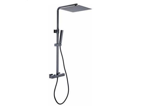 Veiling - Opbouw thermostaat regendouche, mat zwart, Doe-het-zelf en Verbouw, Sanitair
