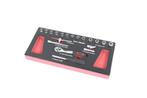 TM 19 Delige 1/4 doppenset foam carbon look inlay, Verzenden, Nieuw