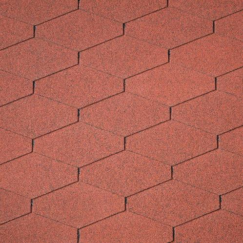 IKO shingle Diamant Plus Tile Red (10) - 2,00 m2, Doe-het-zelf en Verbouw, Overige Doe-het-zelf en Verbouw, Ophalen of Verzenden
