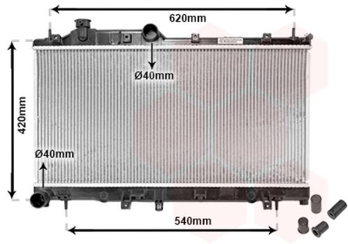 RADIATOR VOOR SUBARU FORESTER 2009-2013 45111AG010, Auto-onderdelen, Airco en Verwarming, Nieuw, Ophalen of Verzenden