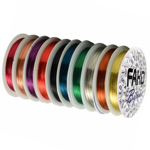 Fako Bijoux® - Koperdraad - Metaaldraad - Sieraden Maken -, Hobby en Vrije tijd, Kralen en Sieraden maken, Verzenden