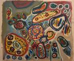 Aquarel, Cobra, Zwart, 1964, Antiek en Kunst, Kunst | Schilderijen | Abstract