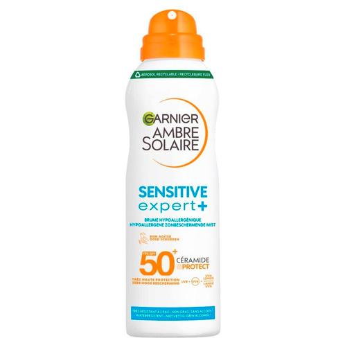 Garnier Ambre Solaire Sensitive Expert SPF50+, Sieraden, Tassen en Uiterlijk, Uiterlijk | Lichaamsverzorging, Nieuw, Verzenden