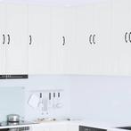 vidaXL Keukenkast aan de muur met plank Hoogglans wit 57 x, Huis en Inrichting, Keuken | Keukenelementen, Verzenden, Nieuw, Wit