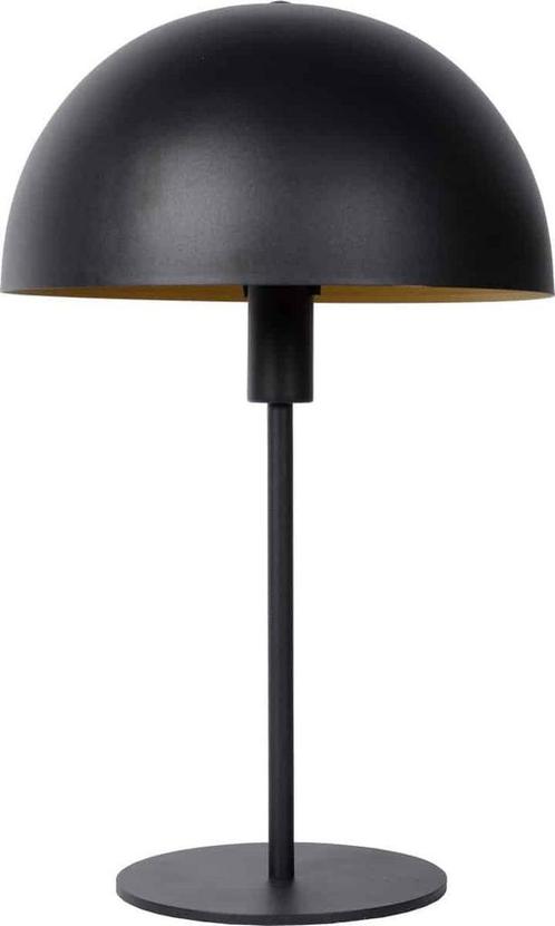 Lucide SIEMON Tafellamp - Ø 25 cm - 1xE14 - Zwart, Huis en Inrichting, Lampen | Tafellampen, Zo goed als nieuw, Ophalen of Verzenden