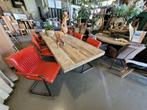 ronde eiken tafel op maat gemaakt eettafel, Verzenden, Rond, 50 tot 100 cm, Landelijk Scandinavische 