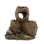 Houten vaten / tonnen large OS-198 - aquarium decoratie, Dieren en Toebehoren, Vissen | Aquaria en Toebehoren, Ophalen of Verzenden