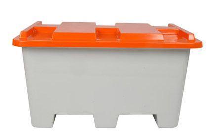 Zoutkist polyester 400 liter, stapelbaar, met deksel, Doe-het-zelf en Verbouw, Overige Doe-het-zelf en Verbouw, Nieuw, Ophalen of Verzenden