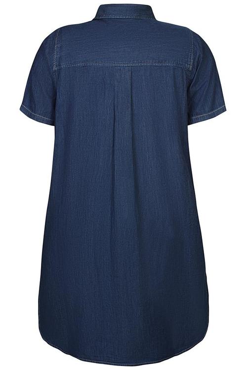 ZHENZI blouse Miah lang denimlook Maat:, Kleding | Dames, Blouses en Tunieken, Overige kleuren, Nieuw, Verzenden