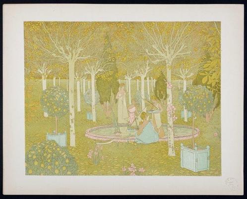 Gaston De Latenay (1859-1945) - Le Parc, Antiek en Kunst, Kunst | Designobjecten