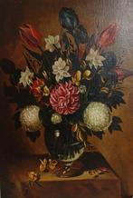 Spaanse school (XIX) - Bouquet con flores - NO RESERVE