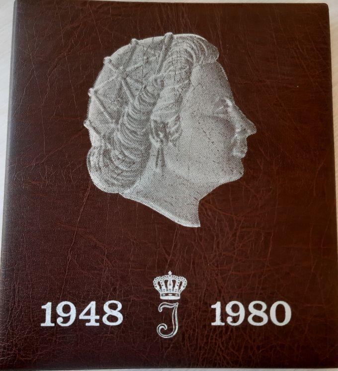 Verzameling Juliana Compleet, Postzegels en Munten, Munten | Nederland, Setje, 10 gulden, Koningin Juliana, Zilver, Ophalen of Verzenden