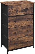 Opbergkast - ladekast - kast slaapkamer - stof met, Verzenden, Nieuw