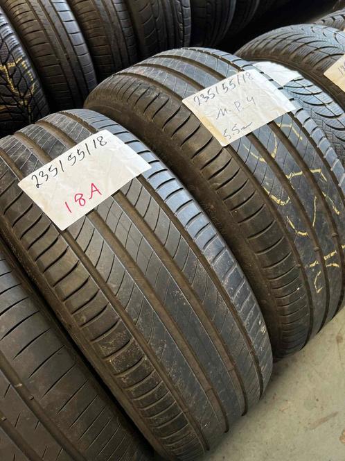 2 x Michelin Primacy 4 235-55-18 Zomerbanden 5,5mm, Auto-onderdelen, Banden en Velgen, 18 inch, Zomerbanden, 235 mm, Personenwagen