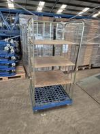 Rolcontainer 3-heks met 2 houten legborden, gebruikt, Zakelijke goederen, Machines en Bouw | Heftrucks en Intern transport, Ophalen of Verzenden