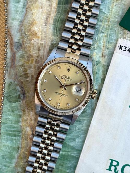 Rolex Datejust 36 16233 uit 1991, Sieraden, Tassen en Uiterlijk, Horloges | Heren, Polshorloge, Gebruikt, Rolex, Verzenden