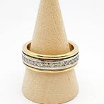 Ring - 18 karaat Geel goud, Witgoud - 0.34ct. tw. Diamant, Sieraden, Tassen en Uiterlijk, Ringen, Nieuw