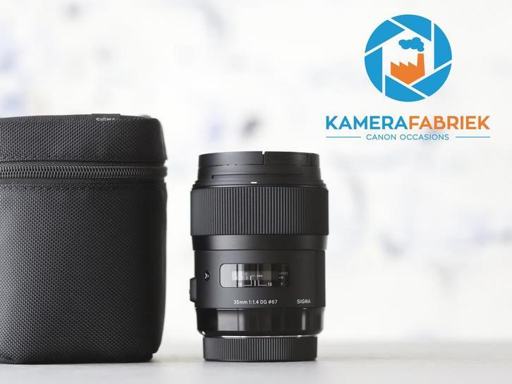 Sigma 35mm f/1.4 DG HSM Art (Canon EF) - 1 jaar garantie!, Audio, Tv en Foto, Fotografie | Lenzen en Objectieven, Groothoeklens