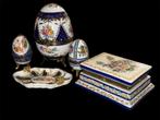 Limoges - Beeldje - BESONDERE !! Porzellaneier (5) -, Antiek en Kunst, Antiek | Glas en Kristal
