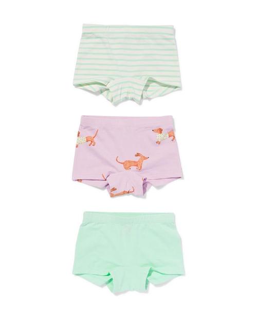 HEMA Kinderboxers stretch katoen honden - 3 stuks lila, Kinderen en Baby's, Kinderkleding | Overige, Nieuw, Verzenden