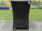 Capri dining tuinstoel antraciet set van 4, Ophalen of Verzenden, Nieuw, Wicker