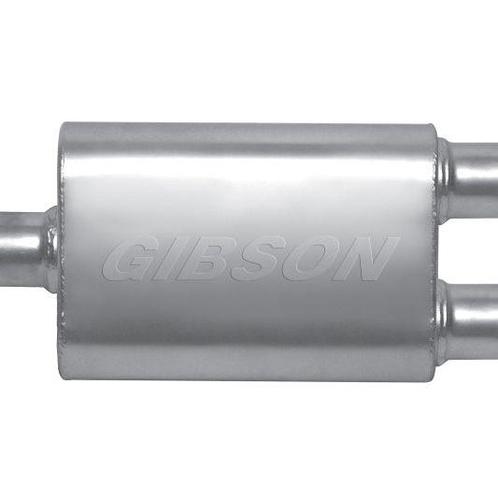 Gibson MWA Superflow Center/Dual Oval Muffler - 4x9x14in/3in, Auto-onderdelen, Uitlaatsystemen, Ophalen of Verzenden