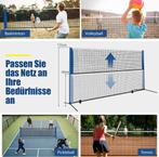 COSTWAY Badmintonnet met standaard, badmintonnet, in hoogte, Verzenden, Zo goed als nieuw