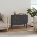 vidaXL Wandkast 90x40x78 cm massief grenenhout grijs, Verzenden, Nieuw, 50 tot 100 cm, Minder dan 100 cm