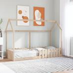 vidaXL Bedhuis massief grenenhout 80x200 cm, Huis en Inrichting, Slaapkamer | Bedden, Eenpersoons, Bruin, Verzenden, Nieuw