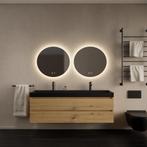 Badkamermeubelset Gliss Design Milan Met Lako Mat Zwarte, Ophalen of Verzenden, Nieuw, Bad