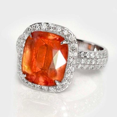 Zonder Minimumprijs - Verlovingsring - 14 karaat Witgoud,, Sieraden, Tassen en Uiterlijk, Antieke sieraden