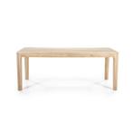Eettafel Harvey - 200cm - Naturel - 96129 - eettafel, Huis en Inrichting, Tafels | Eettafels, Nieuw, Overige materialen
