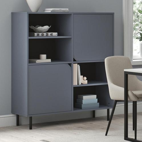 *WOONWINKEL* Tenzo Corner Scandinavische Wandkast Blauw, Huis en Inrichting, Kasten | Wandmeubels, Nieuw, Verzenden