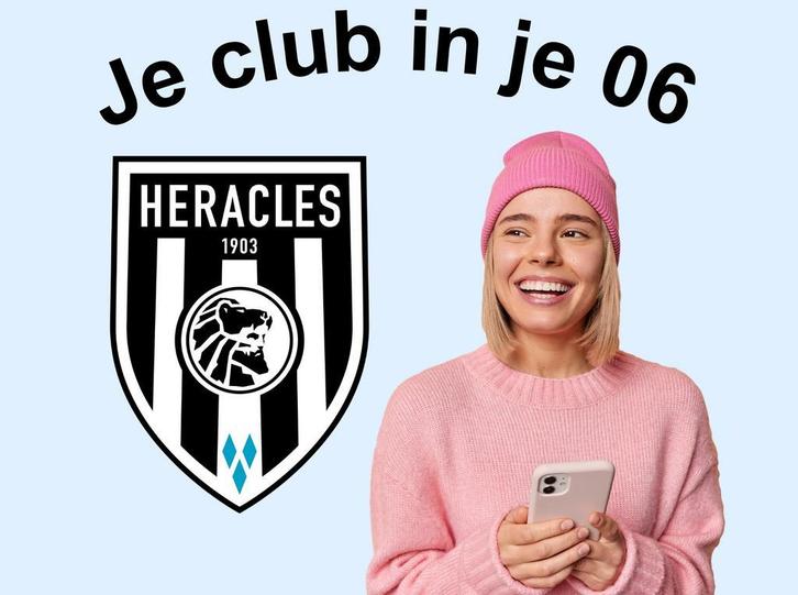 Oprichtingsjaar 1903 van HERACLES in jouw 06-nummer, Verzamelen, Sportartikelen en Voetbal, Nieuw, Verzenden