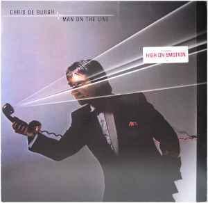 LP gebruikt - Chris de Burgh - Man On The Line, Cd's en Dvd's, Vinyl | Rock, Zo goed als nieuw, Verzenden