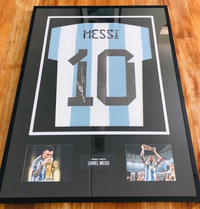 Lionel Messi - Official Signed - Retro Argentina Home Shirt, Verzamelen, Overige Verzamelen