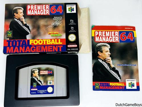 Nintendo 64 / N64 - Premier Manager 64 - EUR - VGC, Spelcomputers en Games, Games | Nintendo 64, Gebruikt, Verzenden