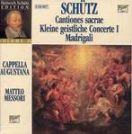 cd digi - SchÃ¼tz - Cantiones Sacrae - Kleine Geistliche.., Zo goed als nieuw, Verzenden