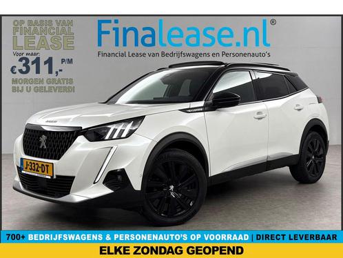 Peugeot 2008 1.2 PureTech GT-Line 360 Cam Pano Sfeer €311pm, Auto's, Peugeot, Lease, Automaat, SUV of Terreinwagen, Benzine, Wit