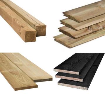 rabatdelen geimpregneerd / zweeds rabat / schutting planken beschikbaar voor biedingen