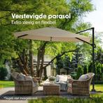 Tweedekans | LifeGoods Parasol - 300x300 cm - Kantelbaar - 7, Ophalen of Verzenden, Zo goed als nieuw