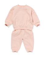 HEMA Baby kleding sweatset perzik van €16 voor €4.8 sale, Verzenden, Nieuw