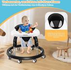 Loopstoel - Baby walker - Loopwagen - Opvouwbaar - Zwart, Verzenden, Zo goed als nieuw